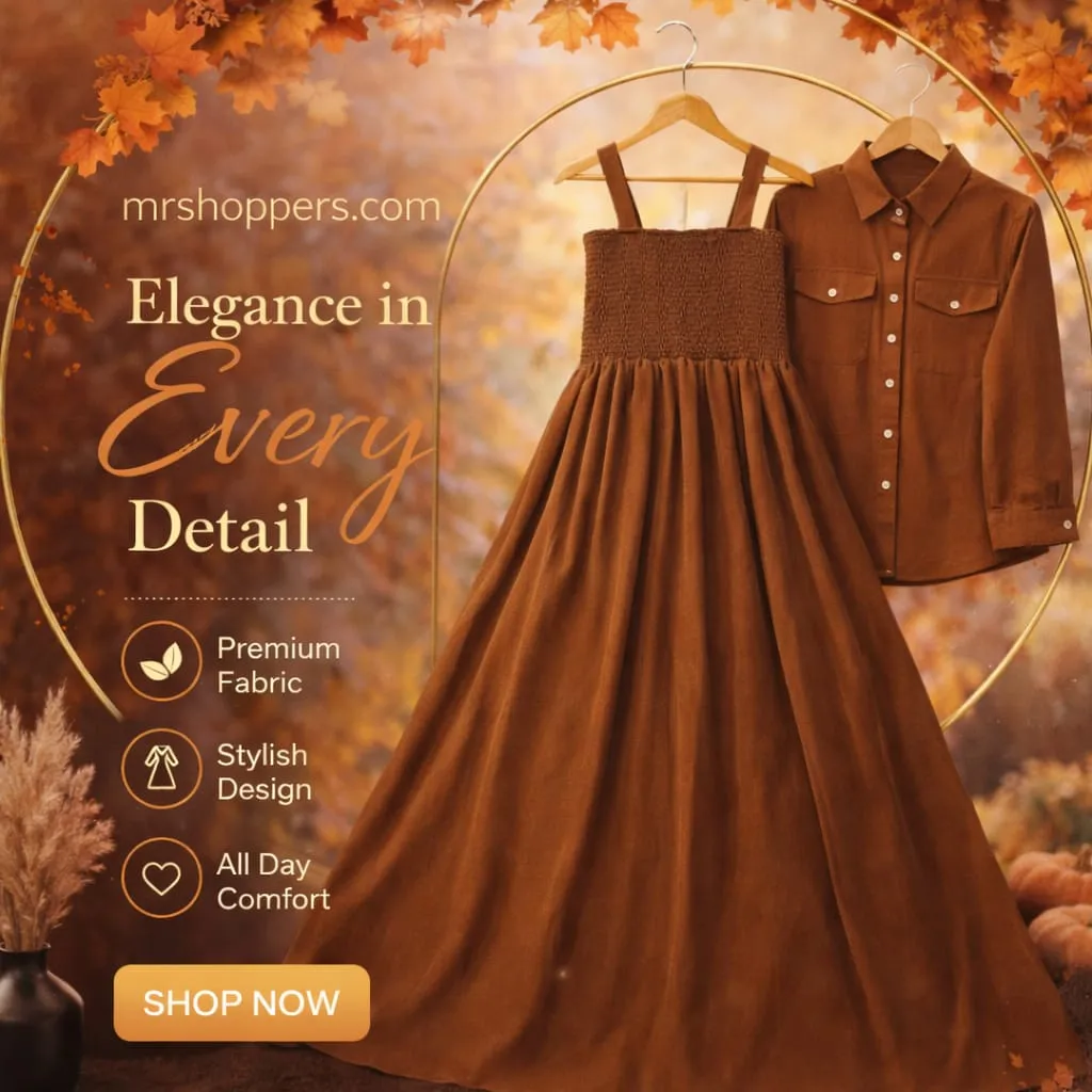 Autumn Elegance Maxi Dress